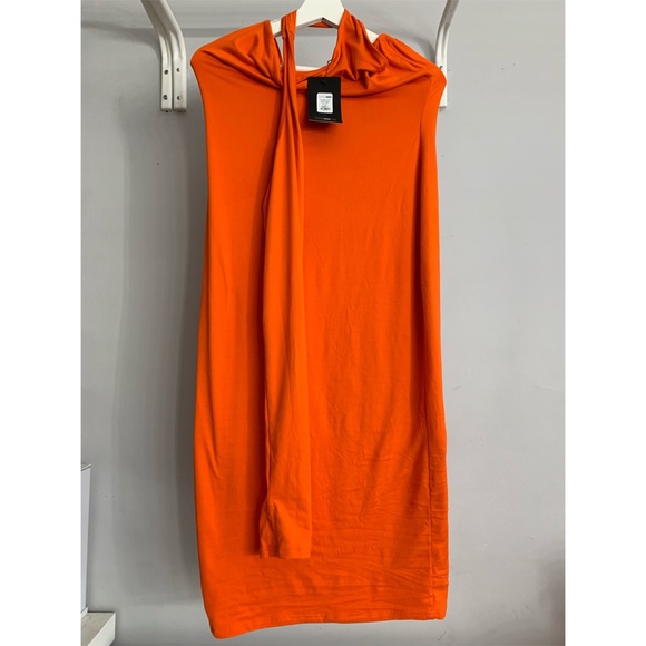 Midi Orange Dress - Picture 3 of 3